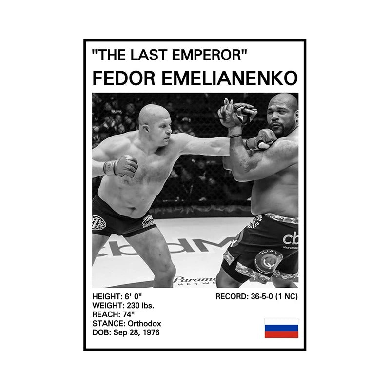 MMA Legends Poster